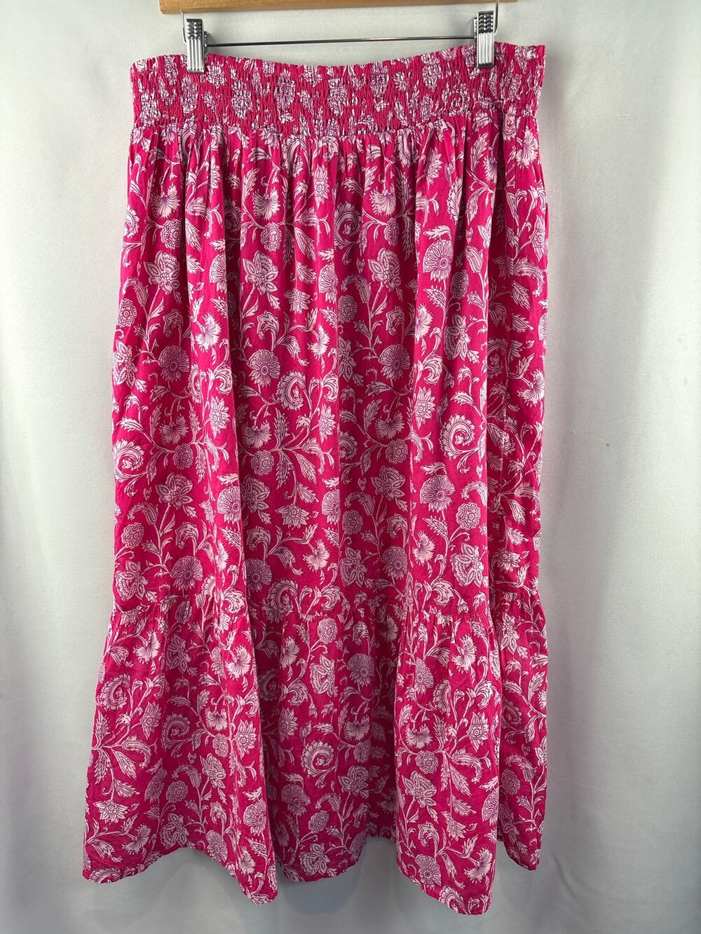 Women’s Destination 365 Large Hot Pink Paisley Maxi Dress